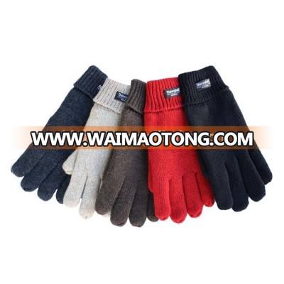 wholesale 100% sheep wool gloves with thinsulate lining