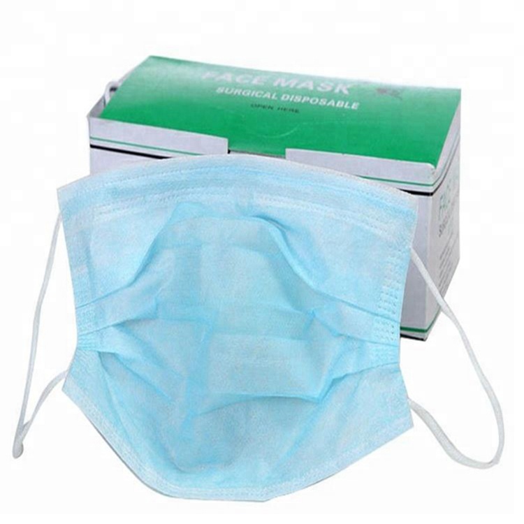 wholesale non-woven Three Layer disposable face mask with high quality